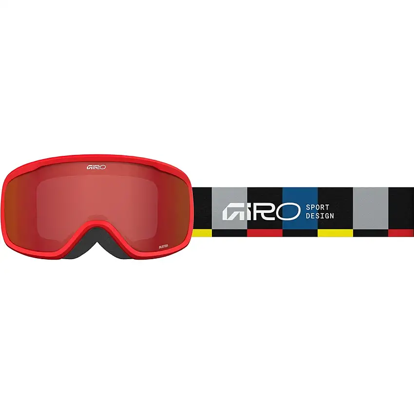 Goggles GIRO Buster Black Blocks/Amber Scarlet