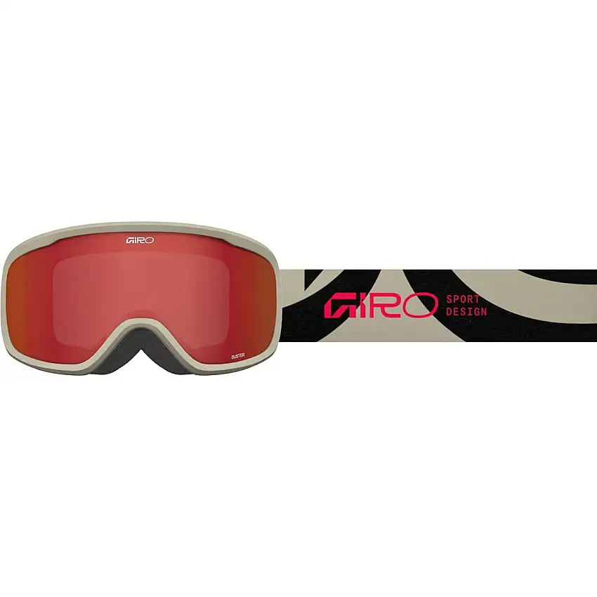Goggles GIRO Buster Black Flow/Amber Scarlet