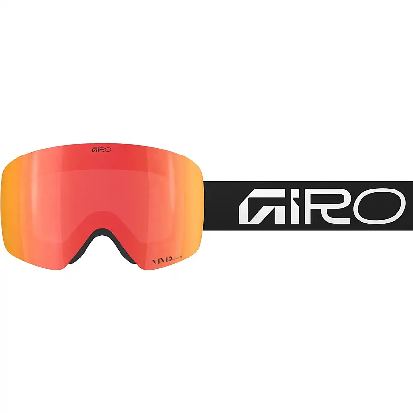 Goggles GIRO Contour Black & White Wordmark/Vivid Ember
