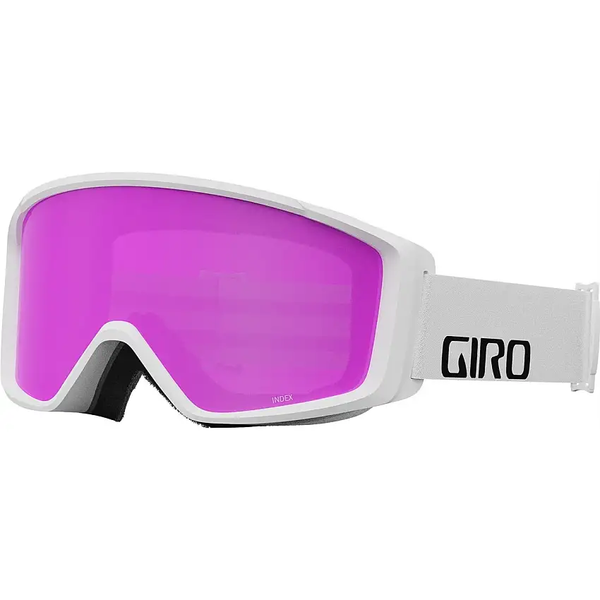 Goggles GIRO Index 2.0 White Wordmark/Amber Pink