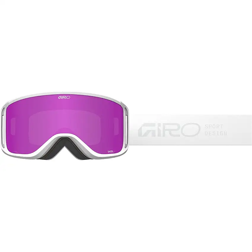 Goggles GIRO Sagen White Stacked/Amber Pink