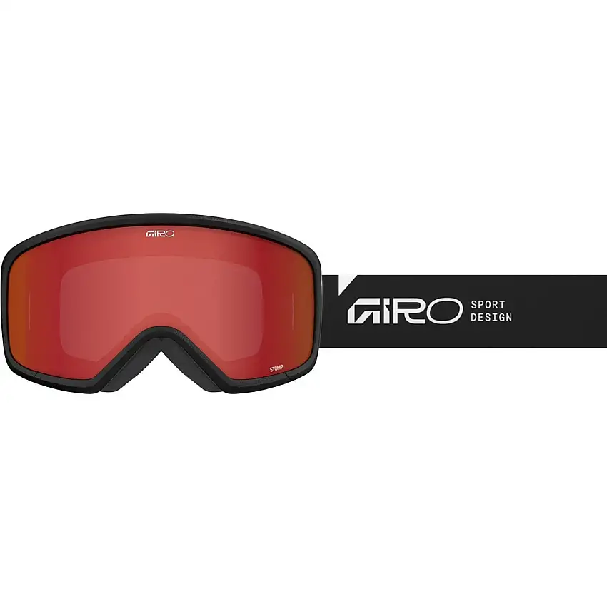 Goggles GIRO Stomp Black Wordmark/Amber Scarlet