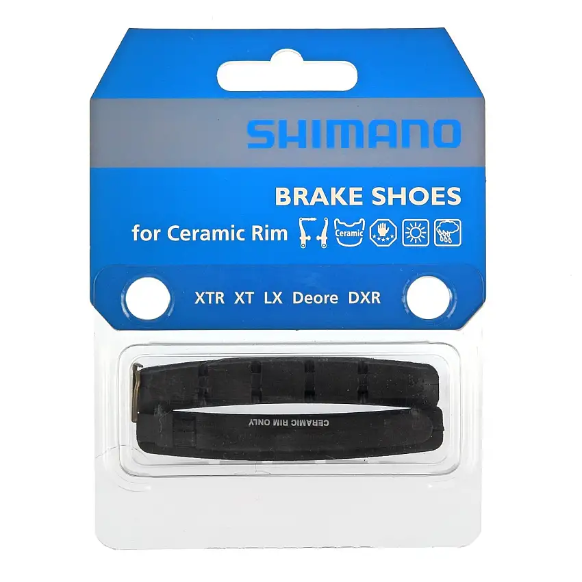 Bromskloss Shimano Cykel Endast Gummi för Keramisk Fälg XT-Xtr V-broms