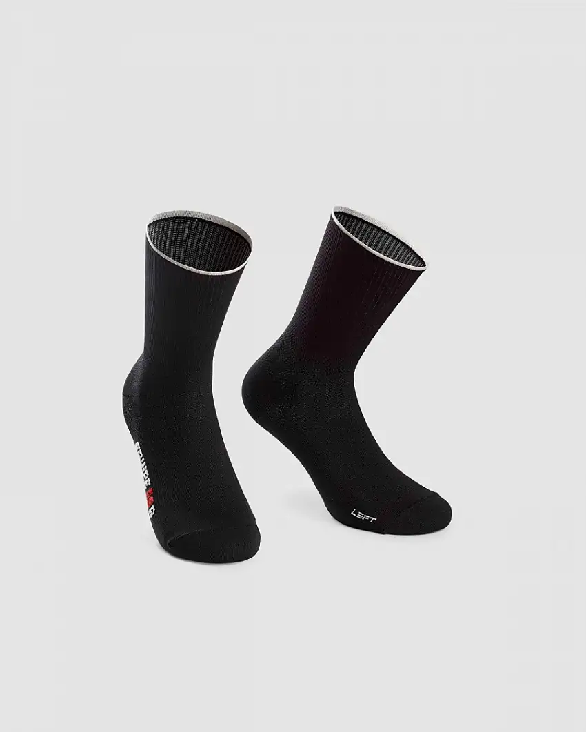 Strumpa Assos RSR Socks Svart/Grå
