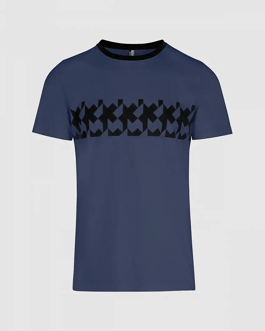 T-Shirt Assos Signature Summer T-Shirt Rs Griffe Blå/Grå