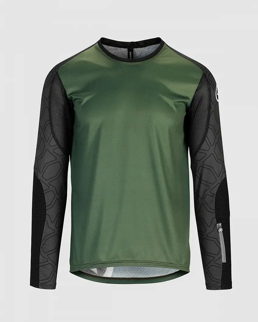 Tröja Assos Trail LS Jersey Grön