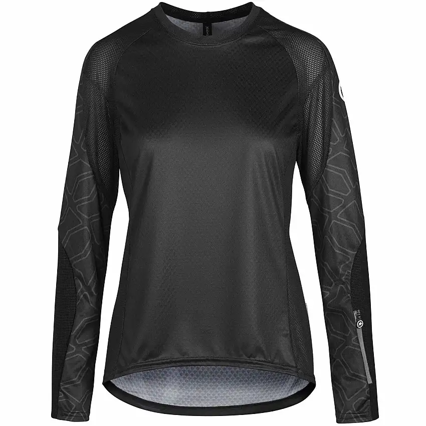 Tröja Assos Trail Women'S LS Jersey Svart