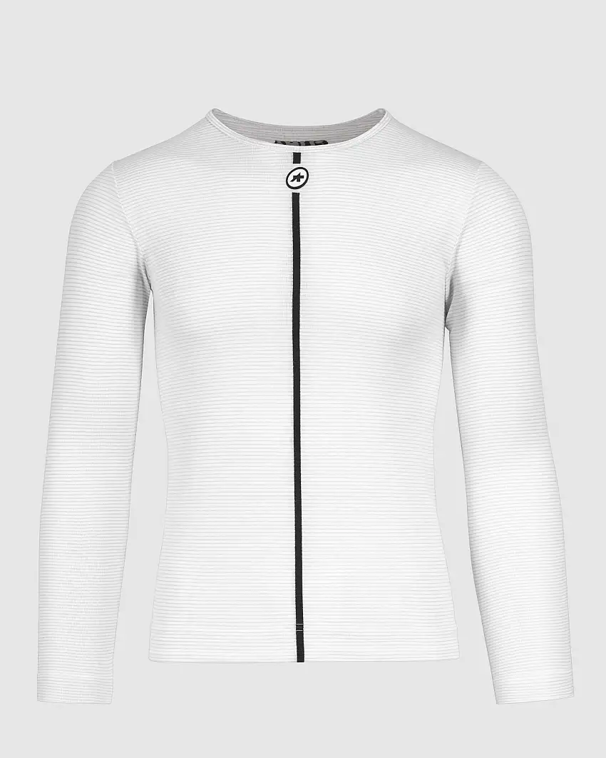 Tröja Assos Assosoires Summer LS Skin Layer Vit