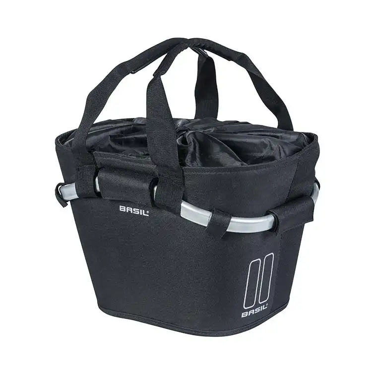 Cykelkorg Basil Front Classic Black