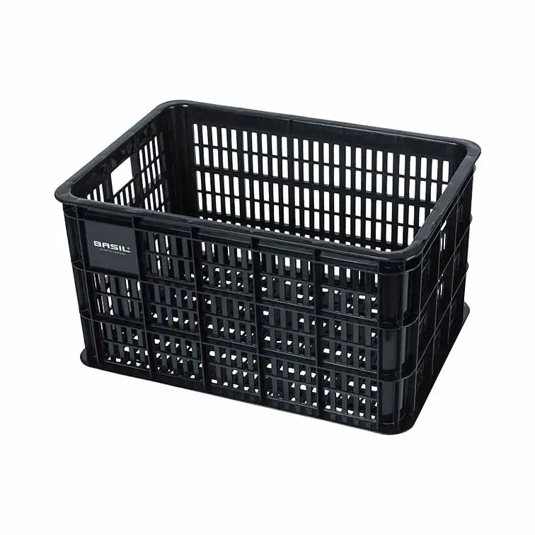Plastback För Pakethållare Basil Bicycle Crate L Synthetic 50 L Black