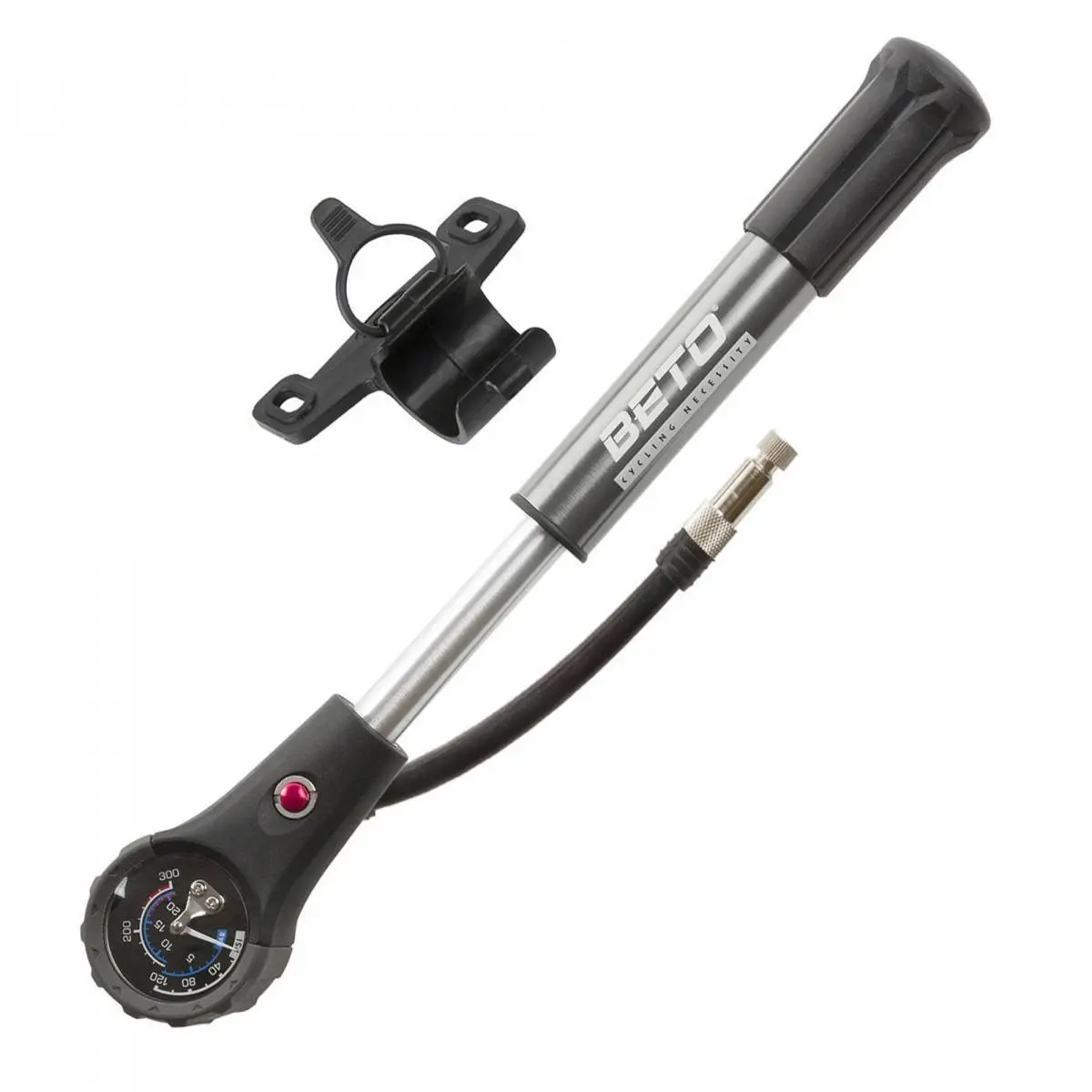Minipump för ventil med tryckmätare Beto 300psi 21bar