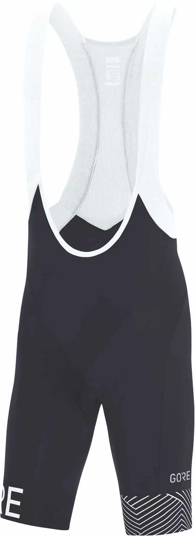 Bib Shorts Gore C5 Opti svart/vit
