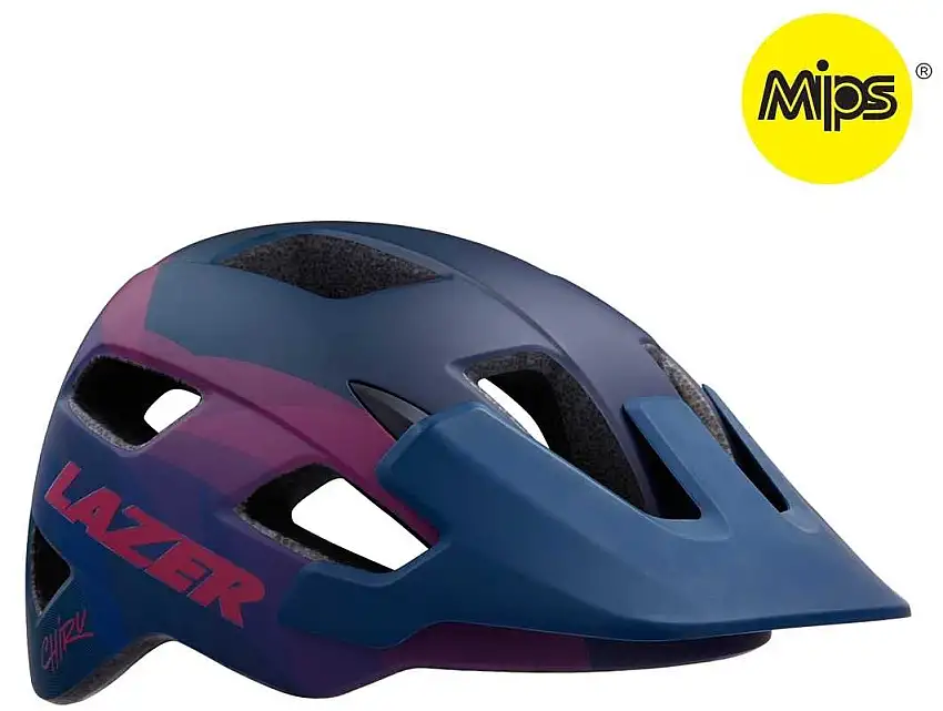 Cykelhjälm Lazer Chiru MIPS matt blå/rosa
