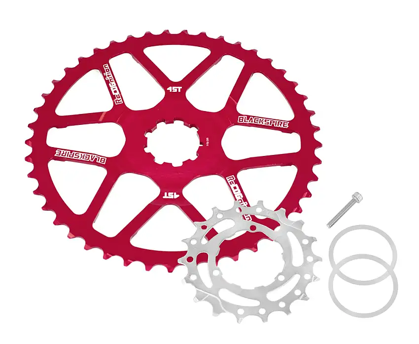 Kassett extender 45 tands röd 11 speed