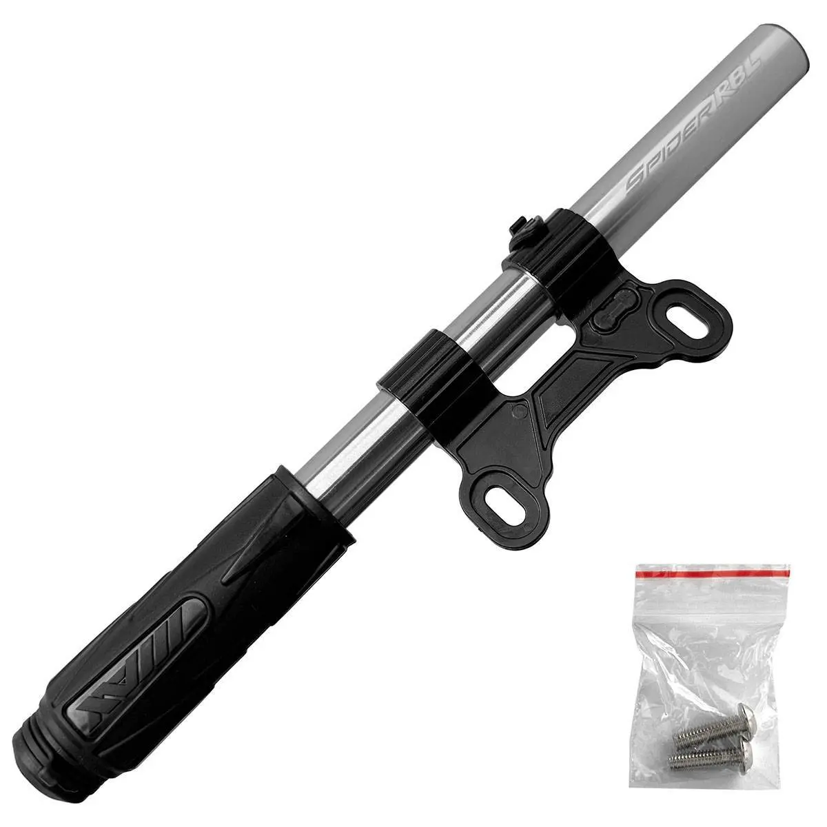 Teleskopisk handpump i aluminium Blank Label