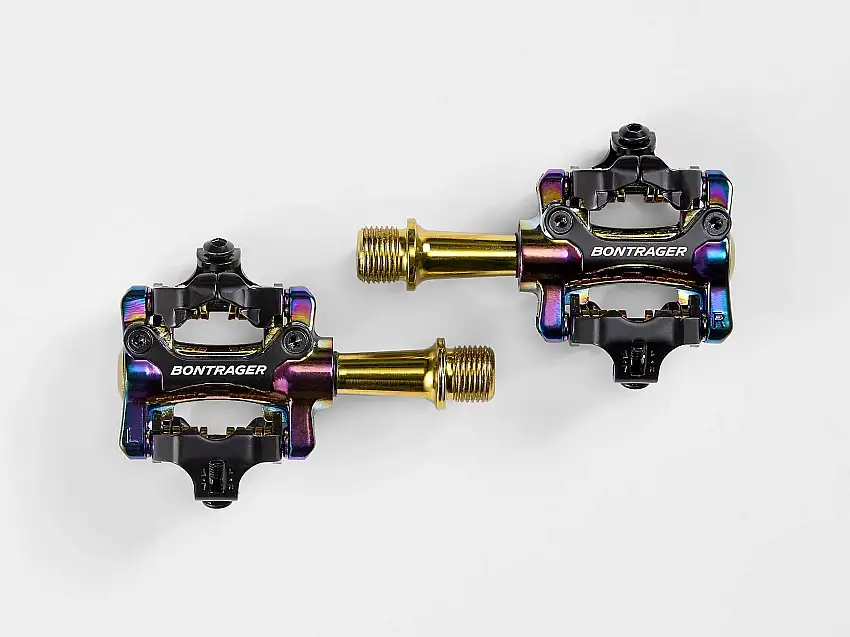 Cykelpedaler Bontrager Comp MTB Anodiserad aluminium guld/lila