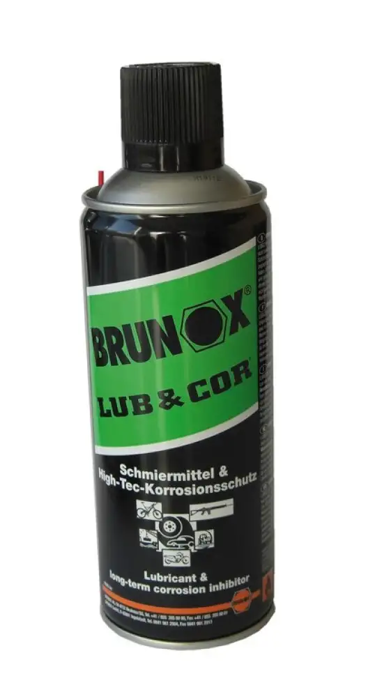 Brunox LUB&CORE Kedjespray/Rostskydd, 400ml