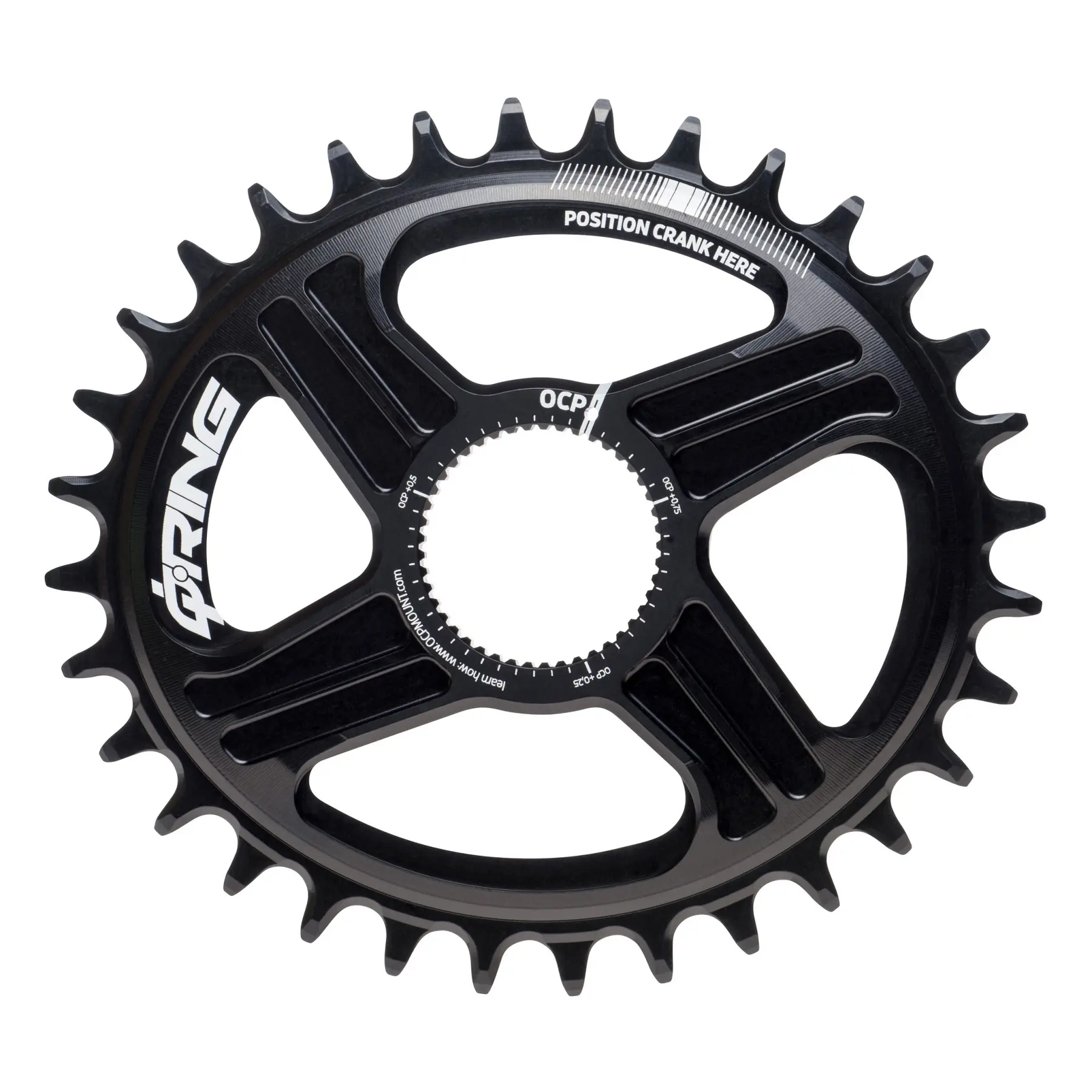 Oval bricka för mono Rotor Q-Rings DM 38T