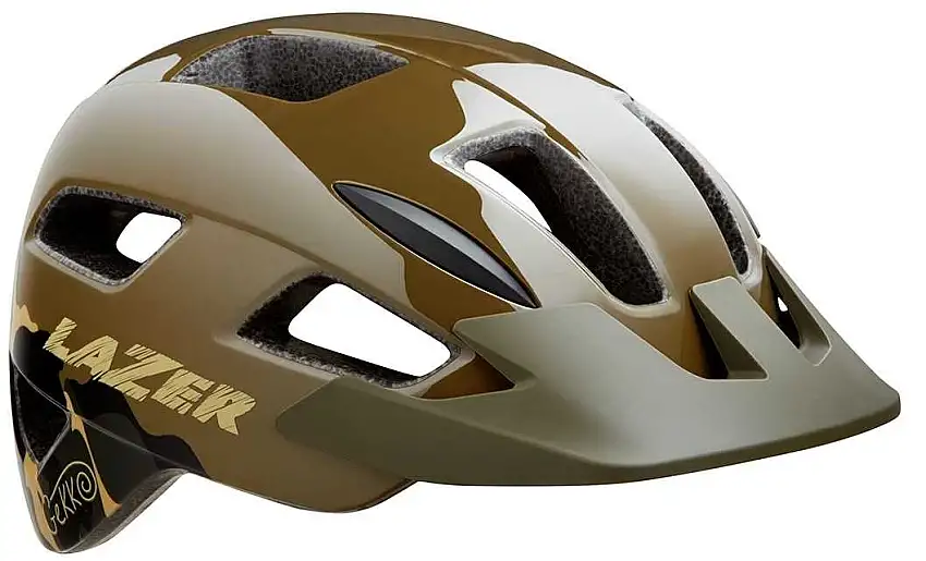 Cykelhjälm Lazer Gekko mörkgrön camo