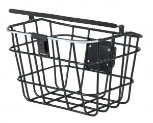 Cykelkorg Basil Front Bremen Alu Be/Kf Nordlicht Matt Black