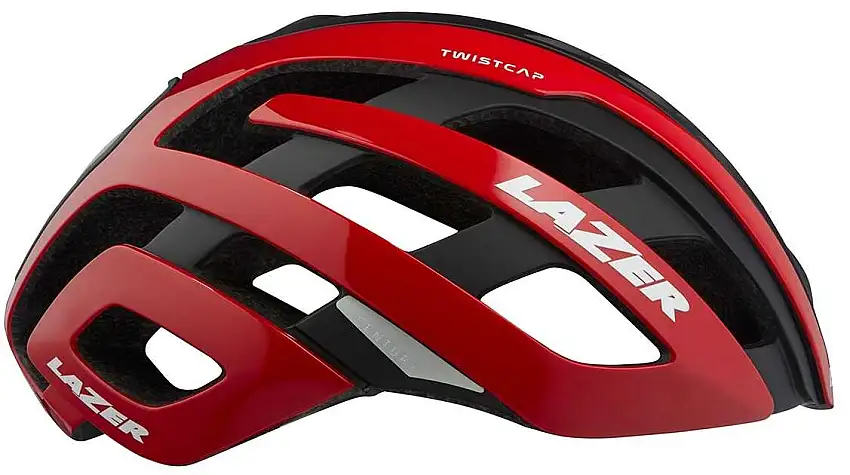 Cykelhjälm Lazer Century +Led röd/svart