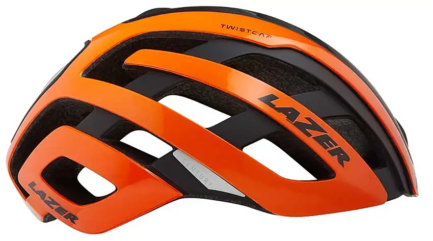 Cykelhjälm Lazer Century +Led orange/svart