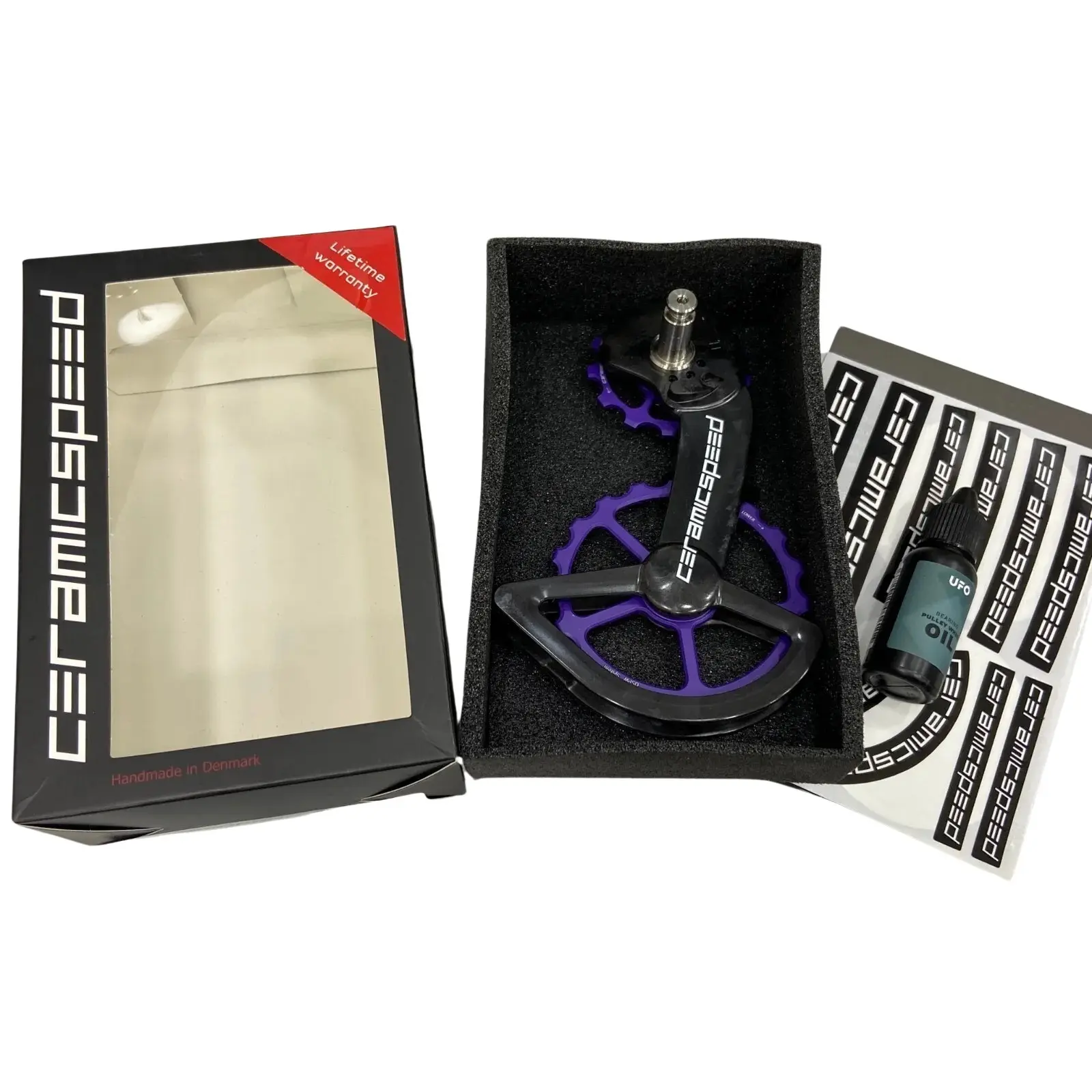 Bakre växellåda CeramicSpeed Chape OSPW Shimano 9100/R8000 Series Cerakote