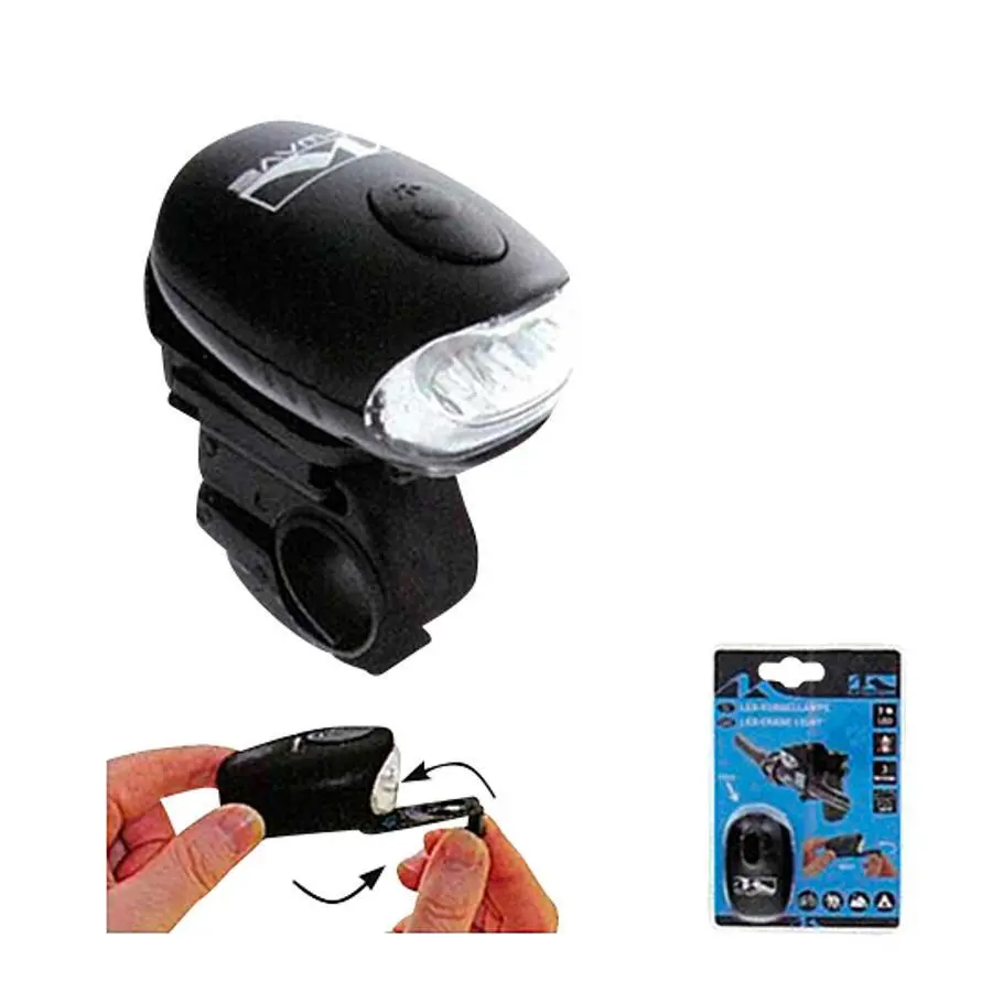 fram batteri ljus 3 led 3 manuell dynamo funktion Sélection CGN M-wave