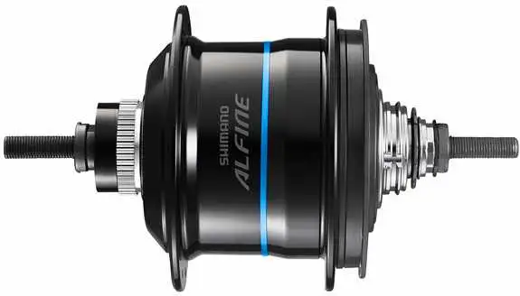 Baknav Shimano Alfine 11 Di2 SG-S705 skivbroms CL 32H 135 mm svart