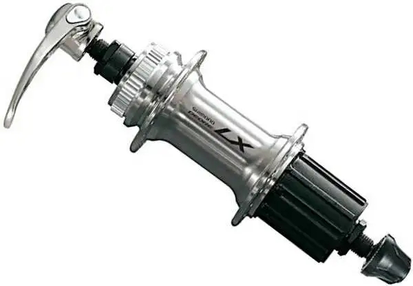 Baknav Shimano LX FH-T675 skivbroms CL 36H 135 mm silver