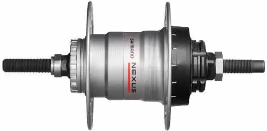 Baknav Shimano Nexus 3 SG-3R40-DX rullbroms 36H 120.4 mm silver