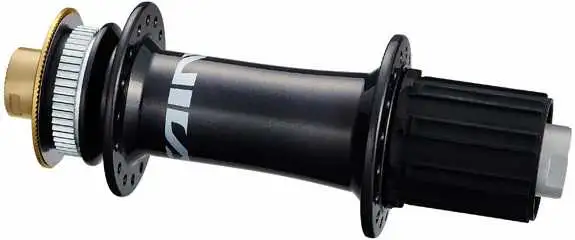 Baknav Shimano Saint FH-M828 skivbroms CL 32H 142 mm svart
