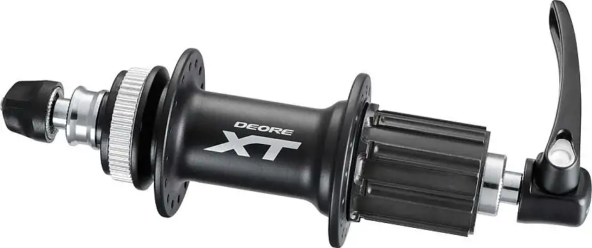 Baknav Shimano XT FH-M785 skivbroms CL 36H 135 mm svart