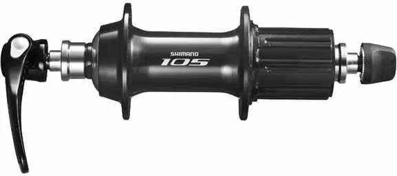 Baknav Shimano 105 FH-5800 32H 130 mm svart