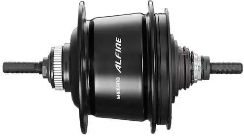 Baknav Shimano Alfine 8 SG-S7000 skivbroms CL 32H 135 mm svart