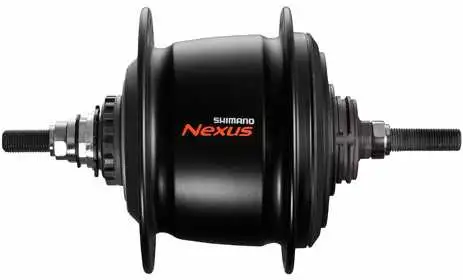 Baknav Shimano Nexus 8 SG-C6000-R rullbroms 36H 132 mm svart