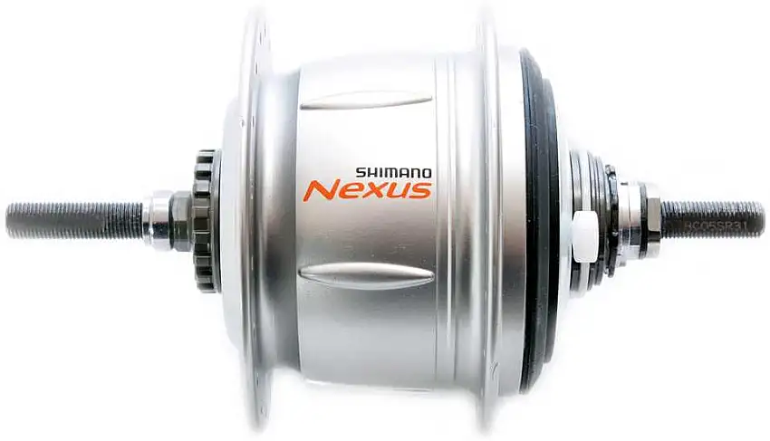 Baknav Shimano Nexus 8 SG-C6000-R rullbroms 36H 132 mm silver