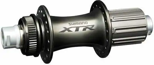Baknav Shimano XTR FH-M9010 skivbroms CL 32H 142 mm svart