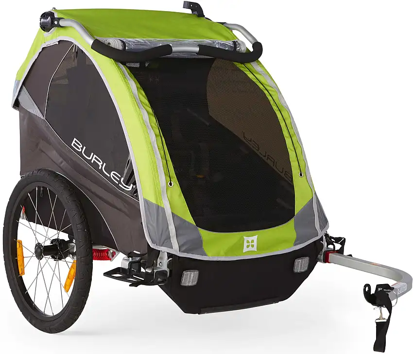 Cykelvagn Burley D`Lite 2 barn grön