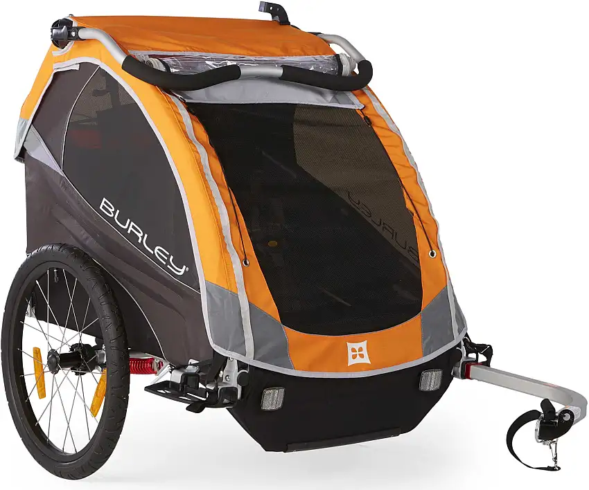 Cykelvagn Burley D`Lite 2 barn orange