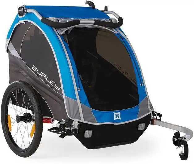 Cykelvagn Burley D`Lite 2 barn blå