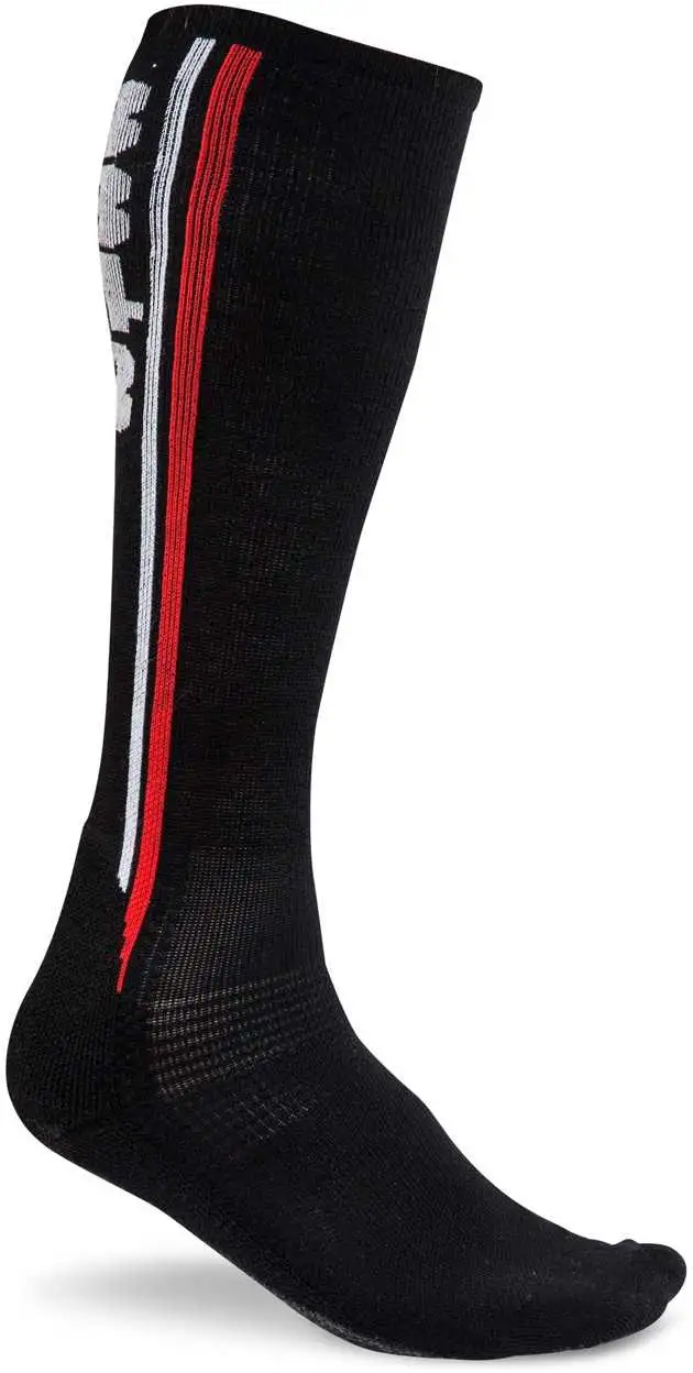 Strumpor 8848 Altitude Bike Compression svart/röd/vit