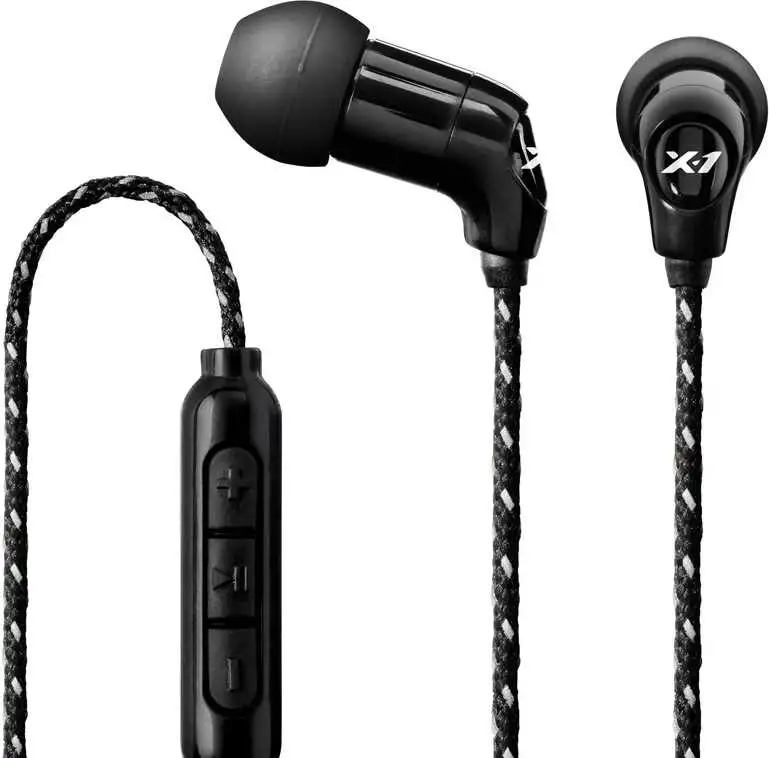 Hörlurar X-1 Momentum In-Ear svart