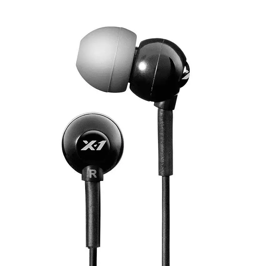 Hörlurar X-1 Flex In-Ear svart