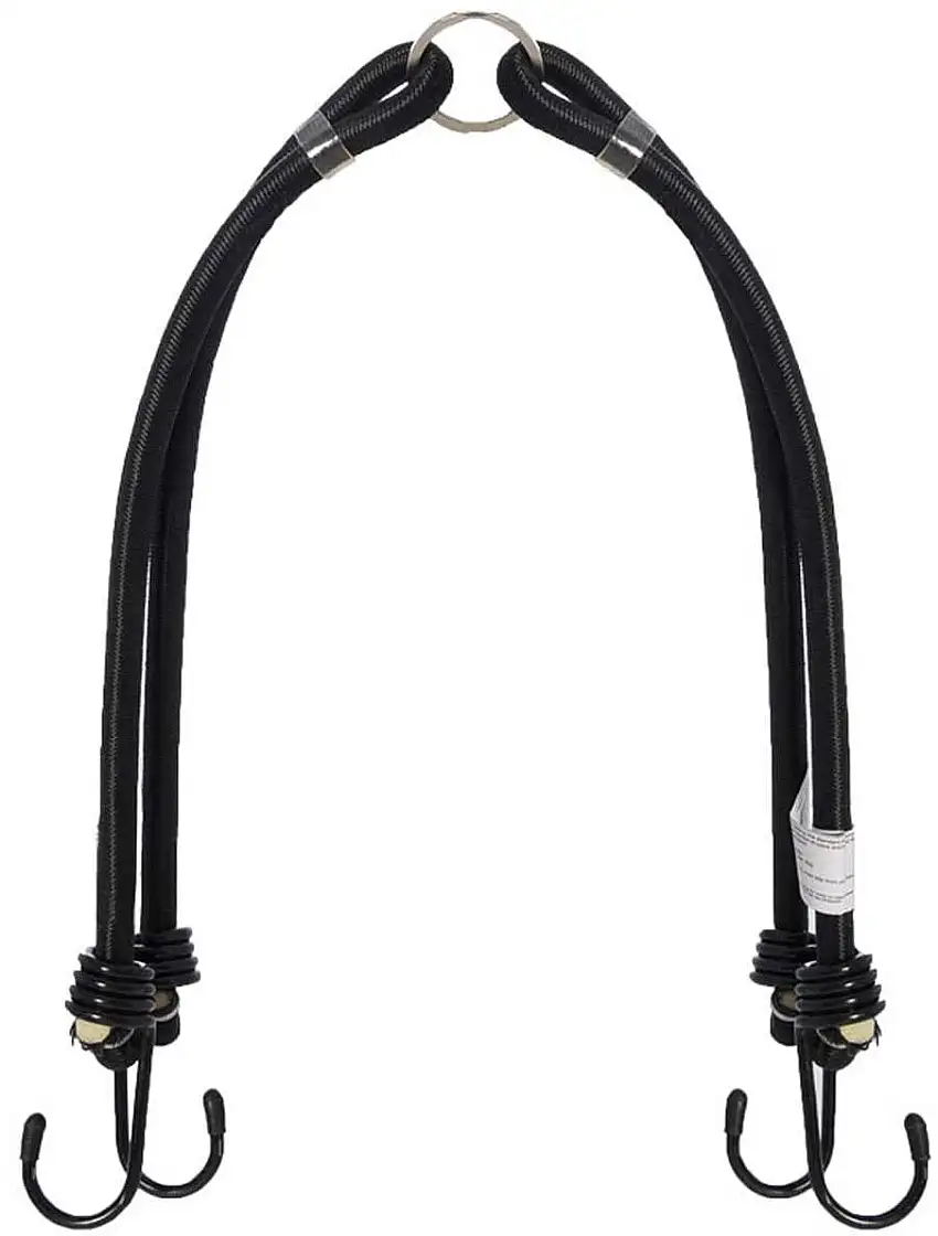 Packrem OXC Double Bungee 10 x 600 mm svart