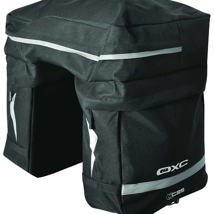 Cykelväska Pakethållare OXC C35 Triple Pannier 35 l svart