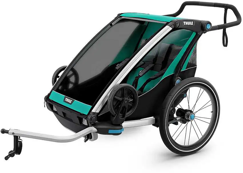 Cykelvagn Thule Chariot Lite 2 barn grön