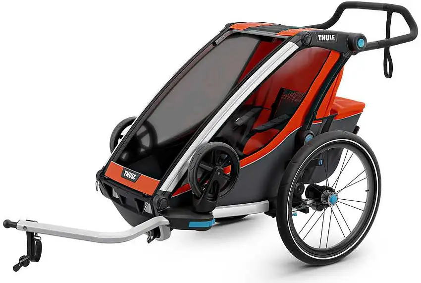 Cykelvagn Thule Chariot Cross 2 barn orange