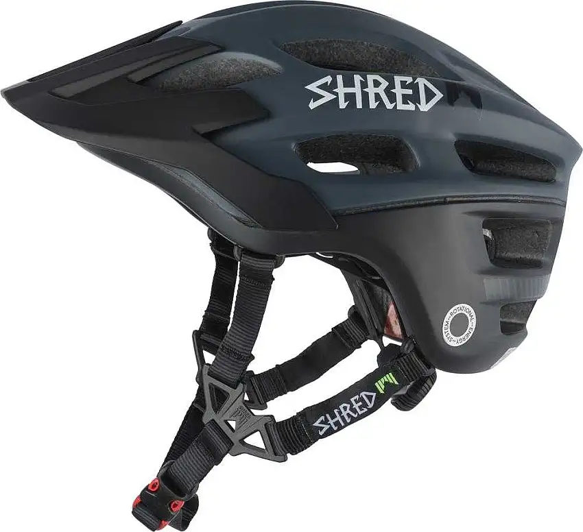 Cykelhjälm Shred Short Stack Nightrider svart