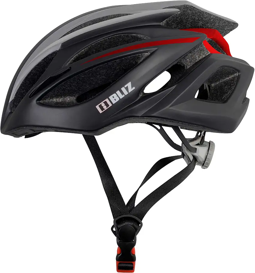 Cykelhjälm Bliz Defender svart/röd/grå